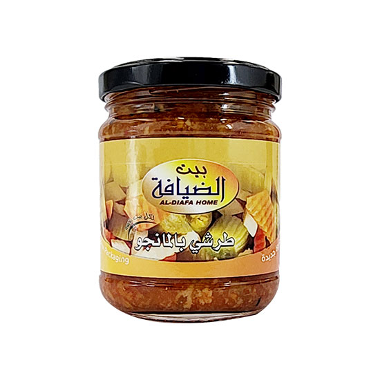 31110  -  طرشي بالمانجو. بيت الضيافة عبوة 200 جرام