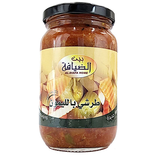 32109  -  طرشي بالليمون. بيت الضيافة عبوة 400 جرام