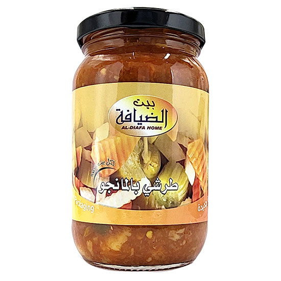 32110  -  طرشي بالمانجو. بيت الضيافة عبوة 400 جرام